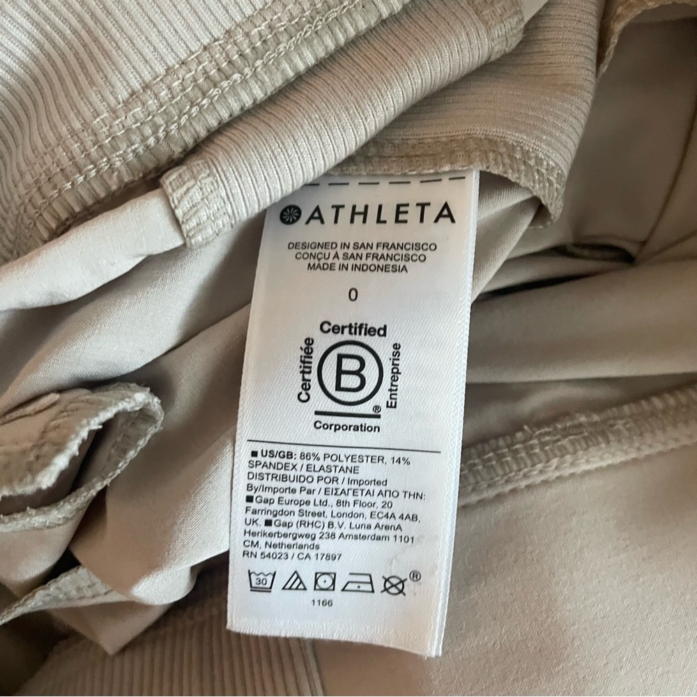 Athleta BROOKLYN MID RISE ANKLE PANT Beige Size 0 - Picture 7 of 12
